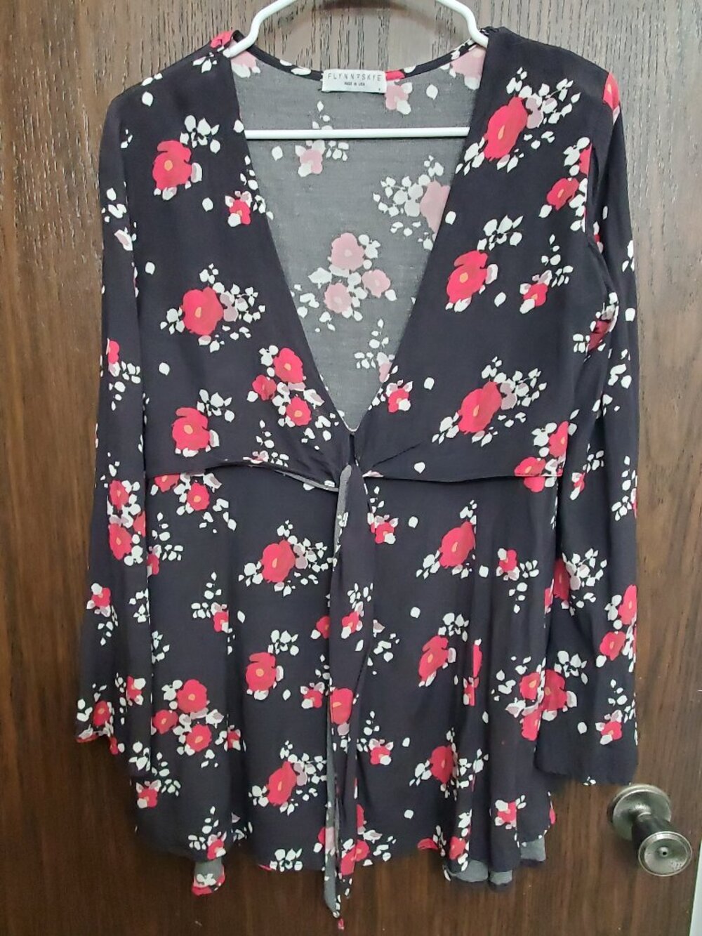 Flynn Skye Floral Blouse Size M